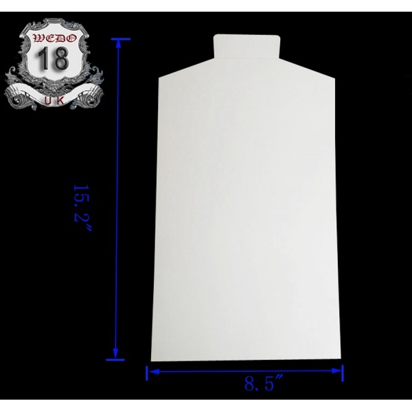 Shirt Board Shaped with top -8in.x15in. - 250pcs